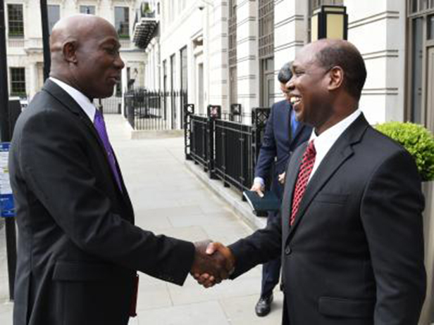 Prime Minister Keith Rowley meets BP