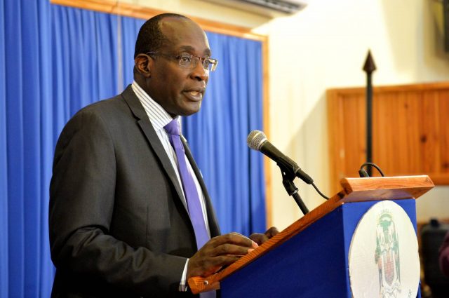 Minister of Education, Youth and Information, Hon. Ruel Reid