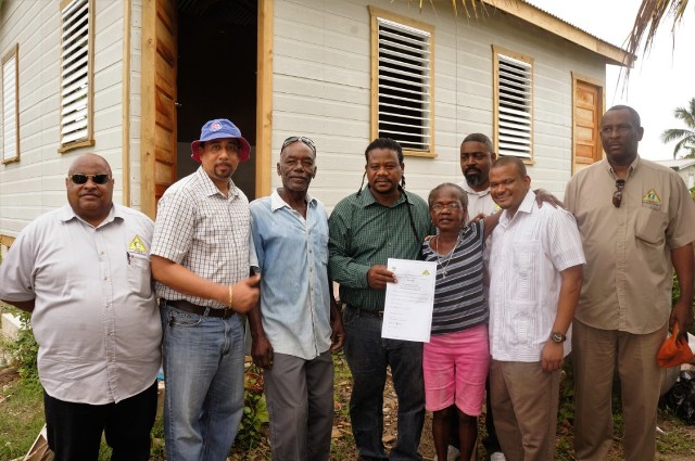 Houses deliver to Hurricane Earl victims