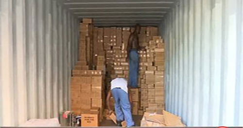 Container to Haiti