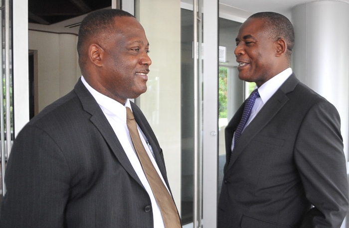 Donville Inniss and Reginald Farley