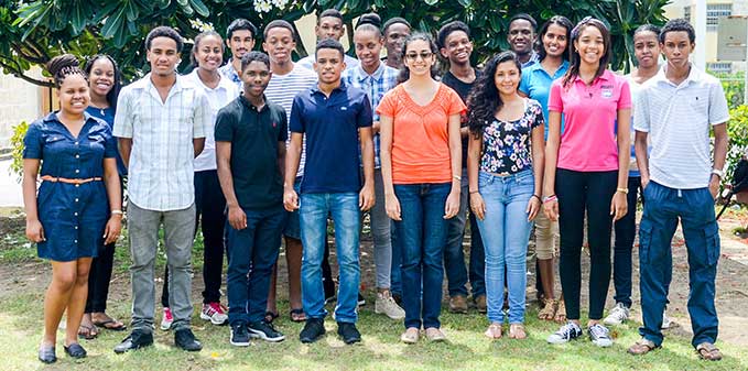 SPISE 2016 Class photo. © Caribbean Science Foundation