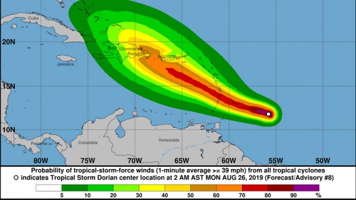 Tropical Storm Dorian #8