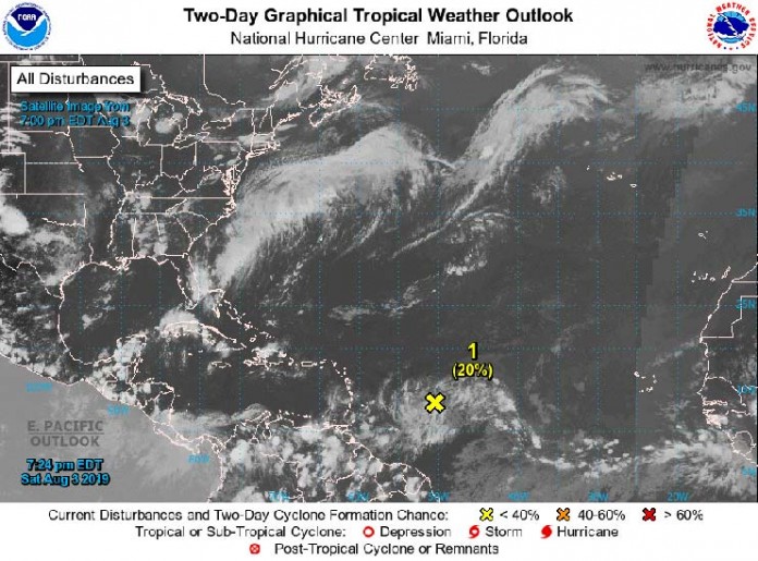 Tropical Weather Outlook-8-00 PM 03-Aug-2019