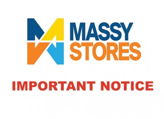 Massy Stores Closure for Tropical Storm Dorian
