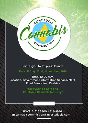 Saint Lucia Cannabis Commission Press Launch 1
