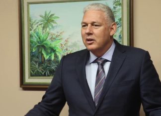 CARICOM Chairman, Prime Minister Allen Chastanet of Saint Lucia)