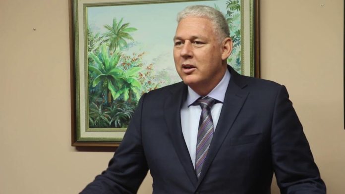 CARICOM Chairman, Prime Minister Allen Chastanet of Saint Lucia)