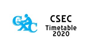 CSEC Timetable 2020