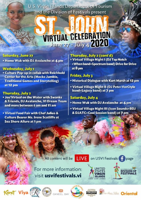 USVI launches virtual St. John Celebration Caribbean Press Release