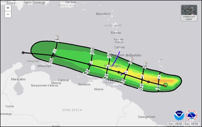 Tropical Storm Gonzalo Intermediate Advisory 13A