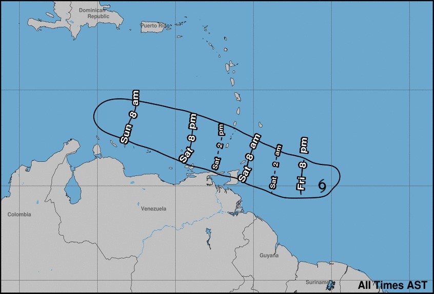 Tropical Storm Gonzalo Advisory Number 13 | Caribbean Press Release