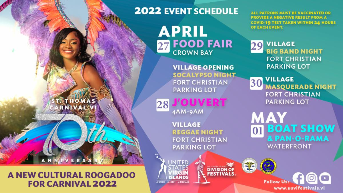 St. Thomas to Celebrate 70 years of Carnival in The Virgin Islands 2