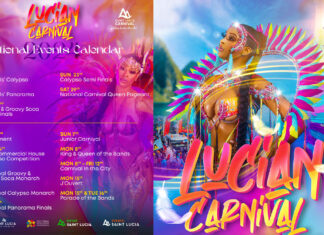 Carnival events dates in Saint Lucia